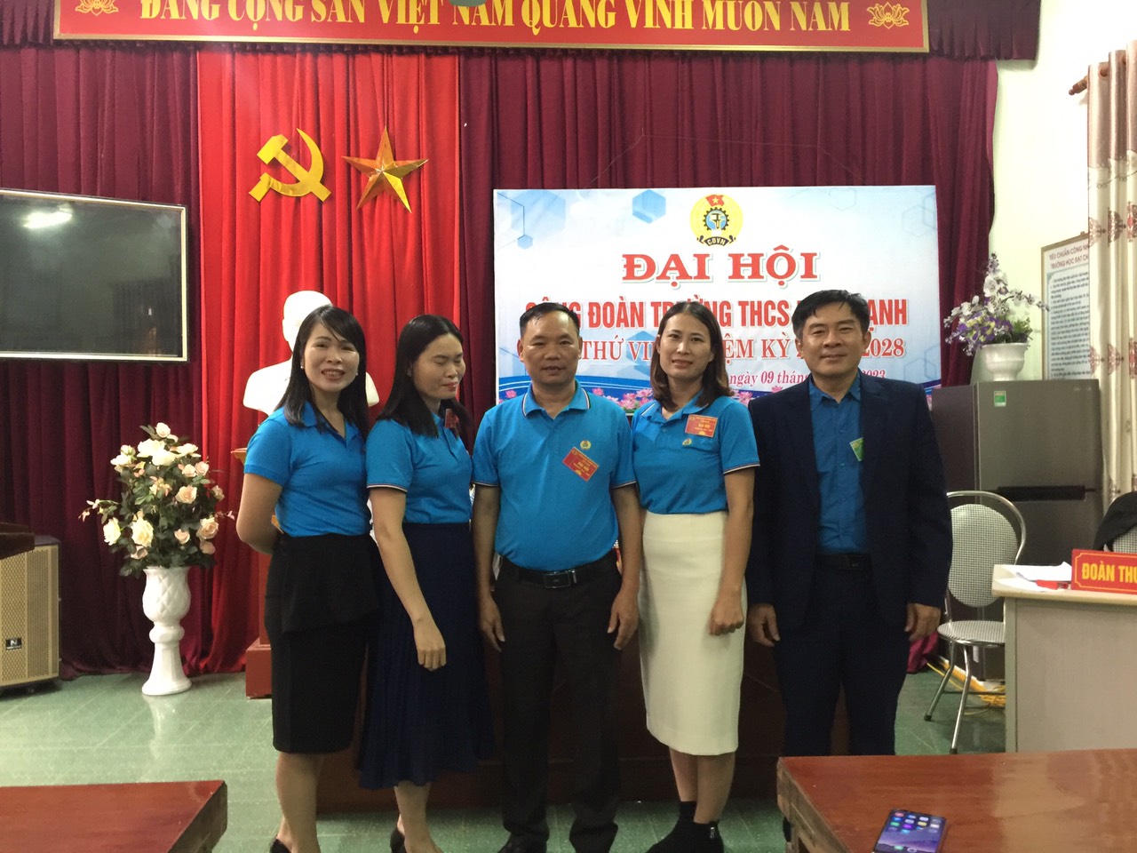 Đại hội Công đoàn trường THCS Diễn Hạnh khóa VIII, nhiệm kỳ 2023 - 2028
