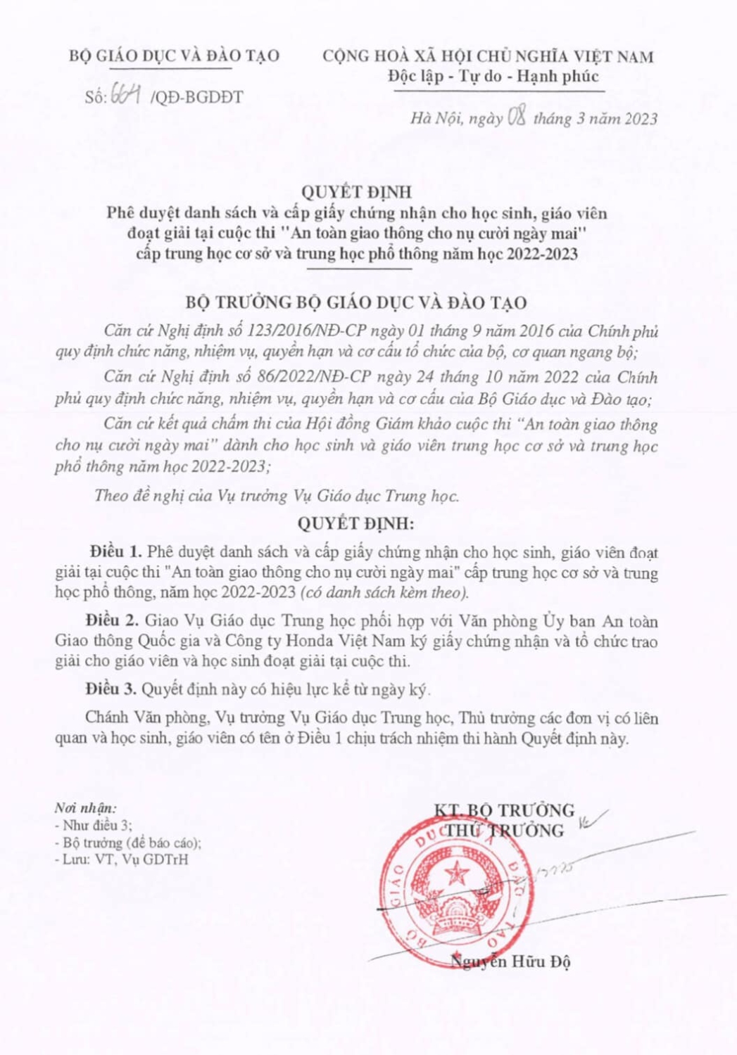 QĐ Giải Ba