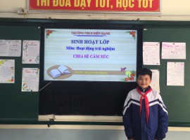 Học sinh chia sẻ cảm xúc